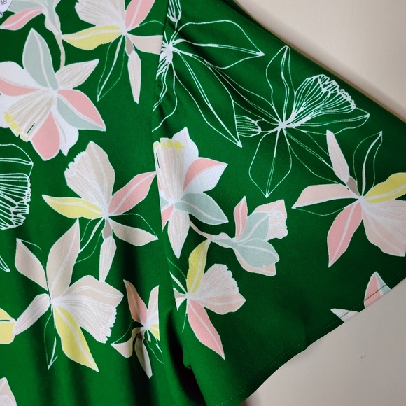 Liz Claiborne Women's Floral Dress Size 24W Knee Length Feminine - Picture 5 of 8